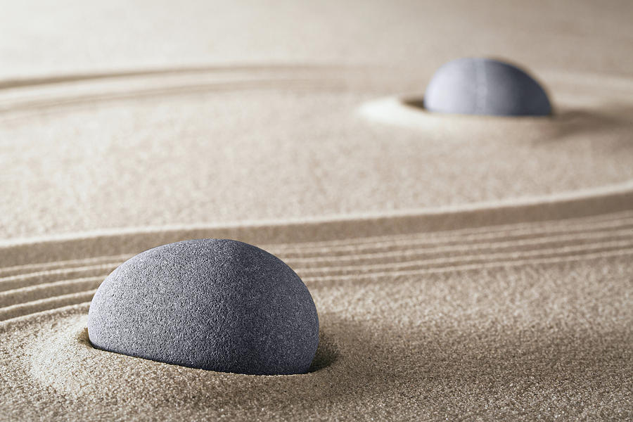Purity Zen Meditation Garden Photograph by Dirk Ercken