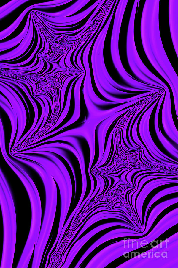 Purple Abyss Digital Art by Steve Purnell