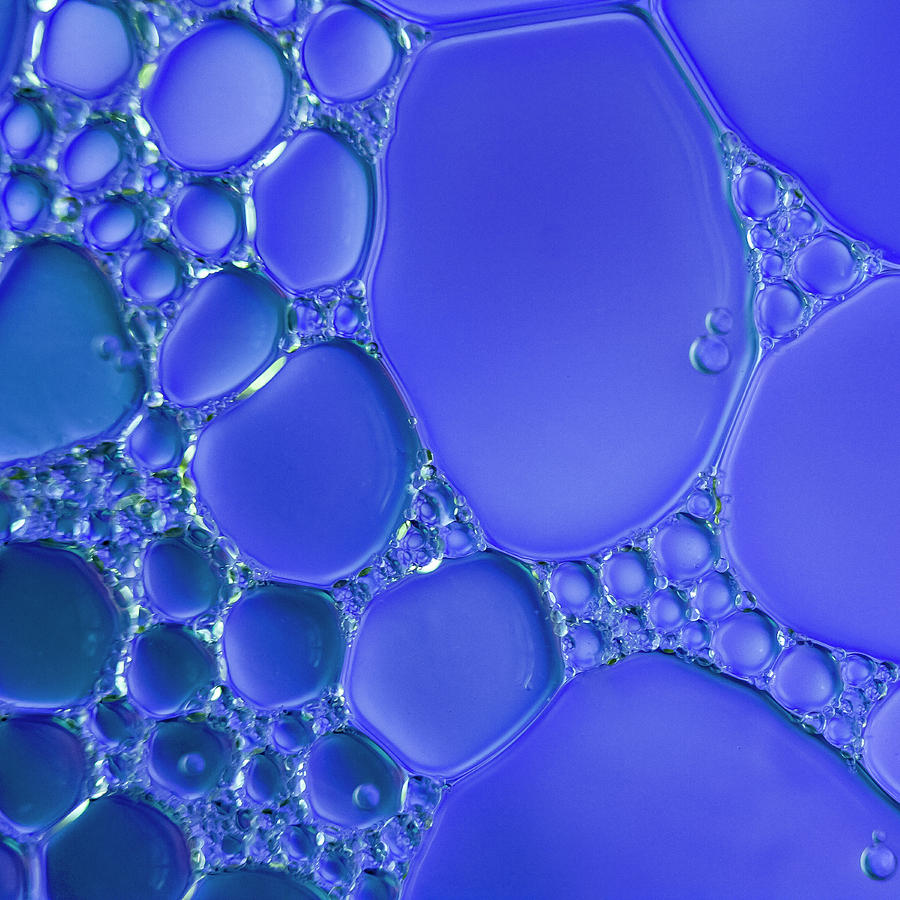 Purple and Blue Bubble Abstract Photograph by Susan Schmidt - Fine Art ...