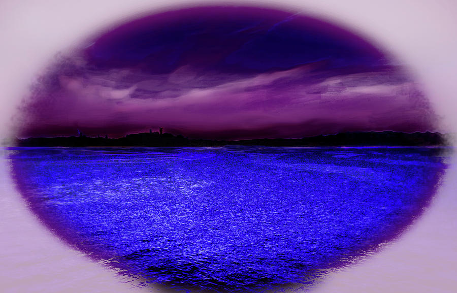 Purple And Blue Landscape Photograph by Miroslava Jurcik