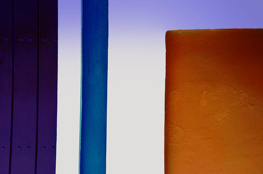 Purple and blue lines Photograph by Ricardo Dominguez
