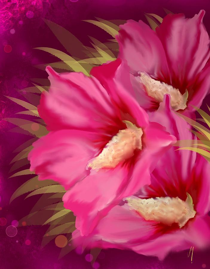 Flower Painting - Purple beauty by Veronica Minozzi