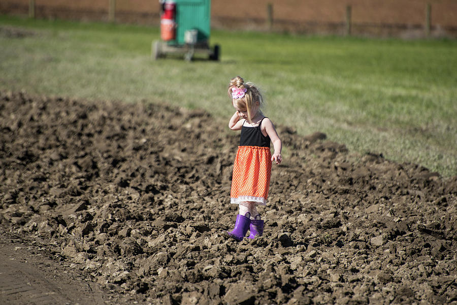 Purple Boots and Mud Clods Photograph by Tom Cochran