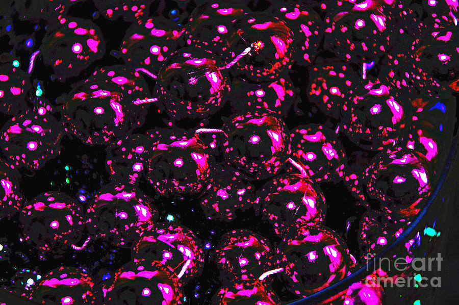 Purple Bubbles of the Multiverse or Tangled Beeds Photograph by David Frederick