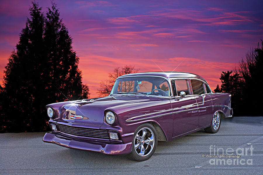 Purple Chevy Photograph by Randy Harris