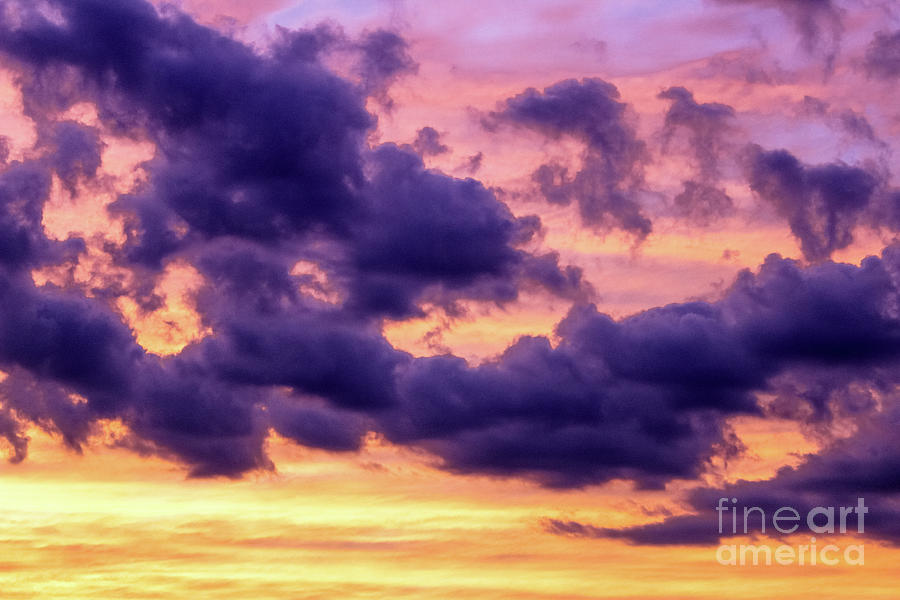 Purple Clouds Photograph by Colleen Kammerer