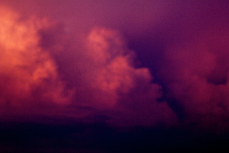 Purple Clouds Photograph by Frank Hearron - Fine Art America