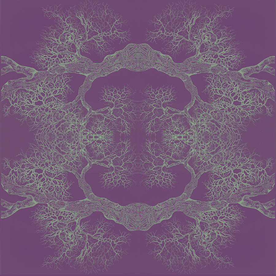 Purple Desire Tree 8 Hybrid 1 Digital Art