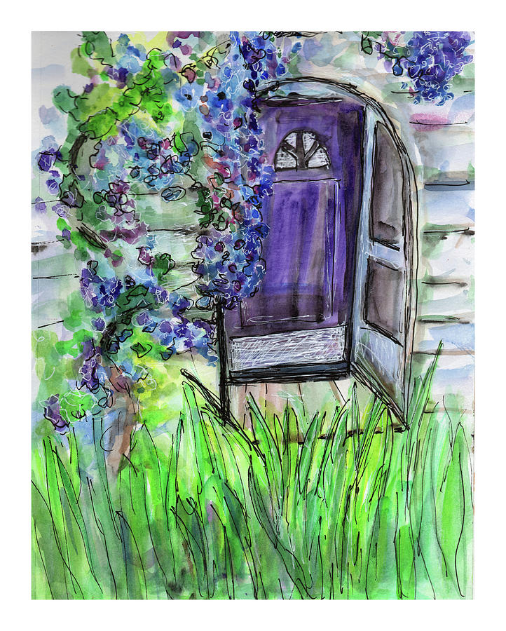 Purple Doorway by Jenny Mead Purple Doorway by Jenny Mead