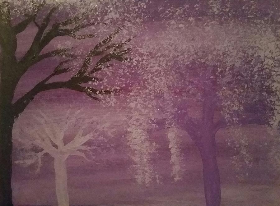 Purple Dream Painting by Vale Anoai