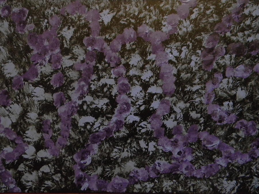 Purple Essence Painting by Leslie Revels
