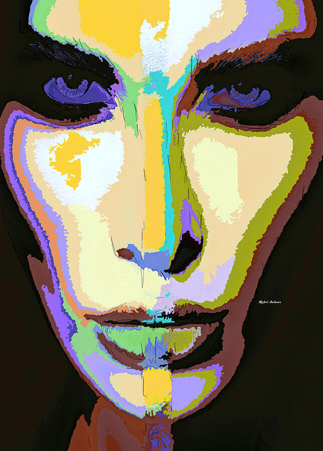 Purple Eyes Digital Art by Rafael Salazar