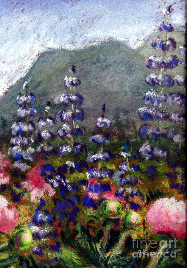 Purple Fantasy Pastel by Carol Kovalchuk