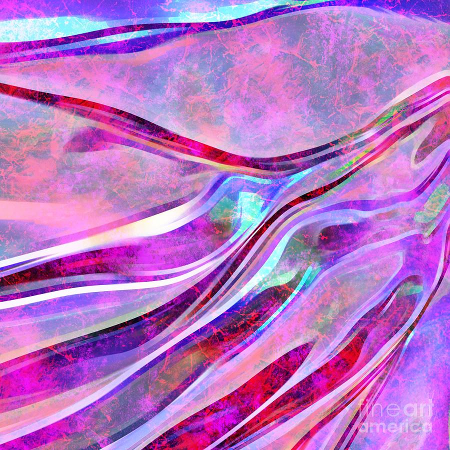 Purple Flow Digital Art by Gayle Price Thomas