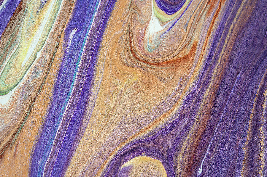 Purple Flows Photograph by Jenny Rainbow