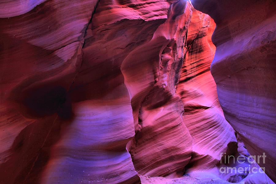 Purple Glow At Water Holes Canyon Photograph by Adam Jewell