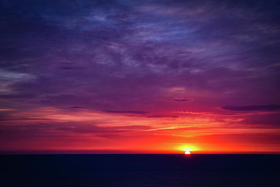Purple Glow Sunrise Photograph by Larkins Balcony Photography