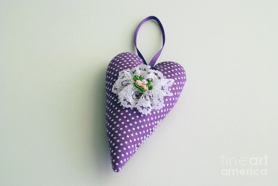 Purple Handmade Heart Photograph