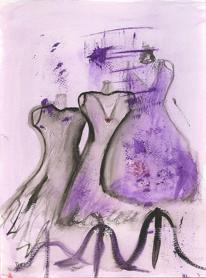 Purple Haze Painting by Lauren Serene