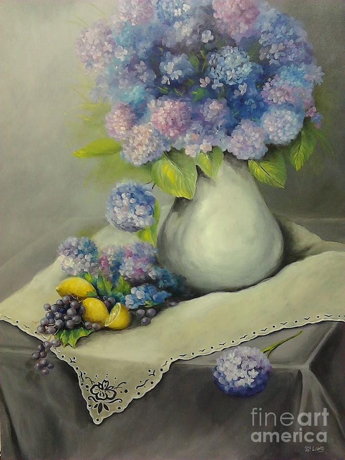 Floral Painting - Purple Haze by Patricia Lang Floral Painting - Purple Haze by Patricia Lang