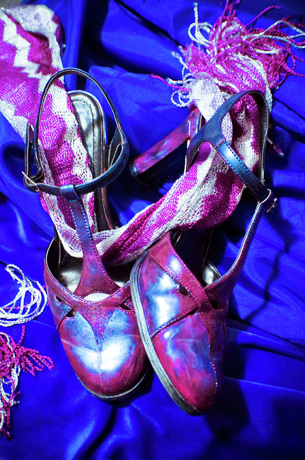 Purple Heels Photograph by Adria Trail