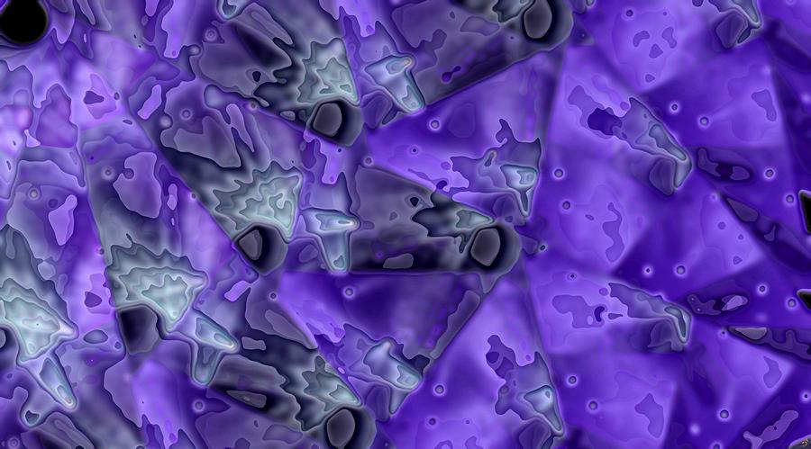 Purple In Motion Digital Art by Ron Bissett