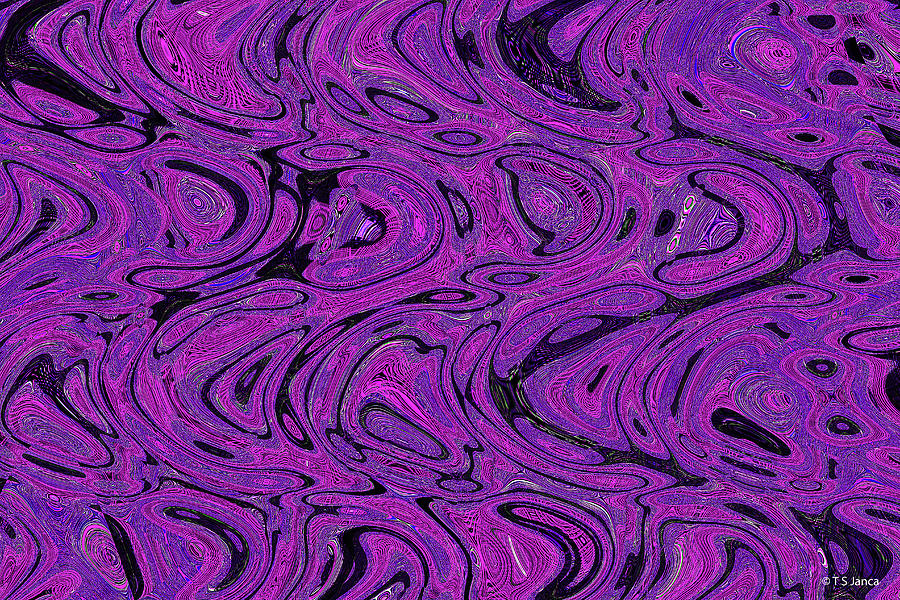 Purple Janca Abstract #ddew2p Digital Art by Tom Janca