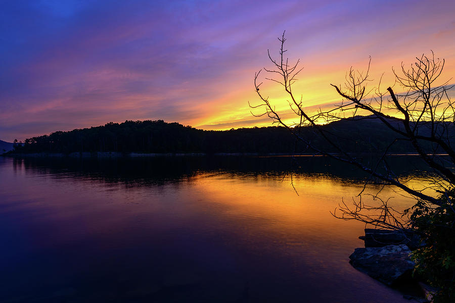 Purple Lake Photograph by Michael Scott