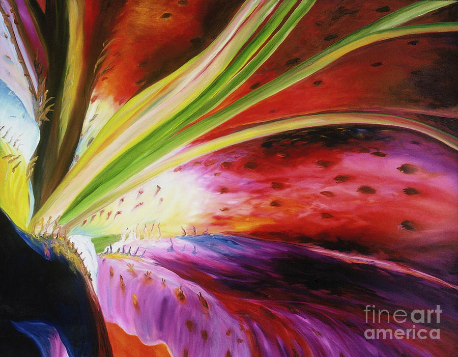 Purple Lily by Donna Hall Purple Lily by Donna Hall