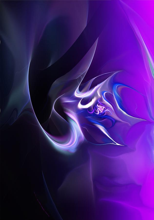 Purple Love Digital Art by David Lane