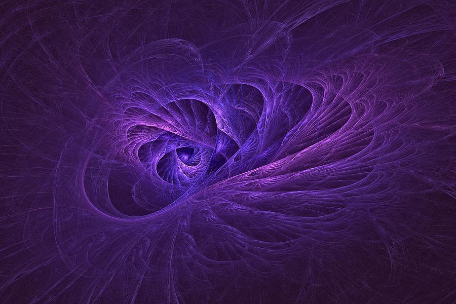 Purple Majesty Digital Art by Doug Morgan