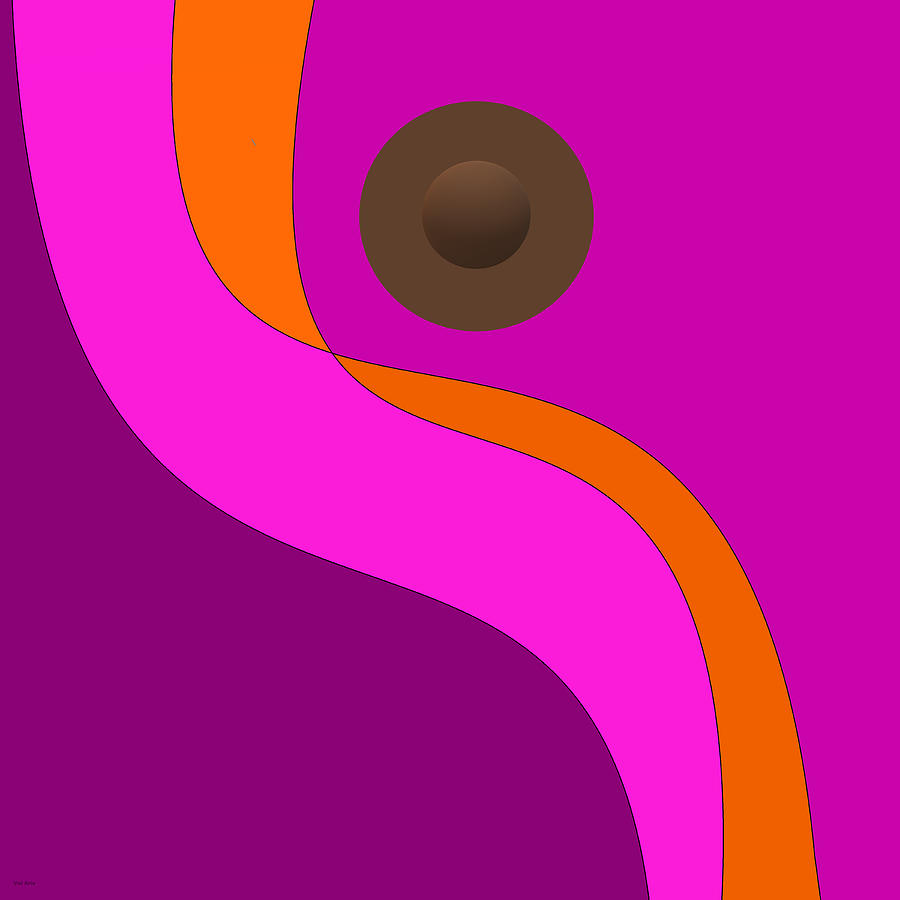 Purple Minimalism - Abstract by Val Arie Purple Minimalism - Abstract by Val Arie