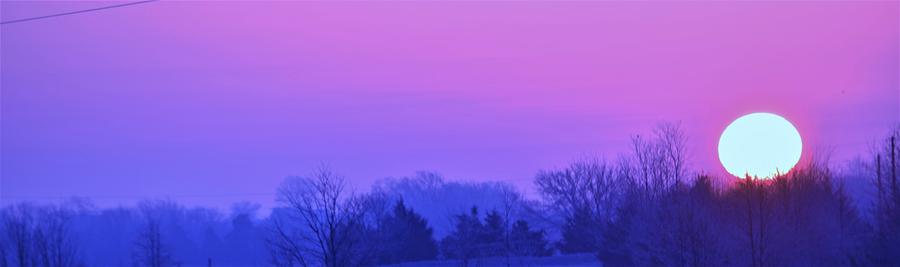 Purple Morning Sunrise Photograph by Linda Benoit | Fine Art America