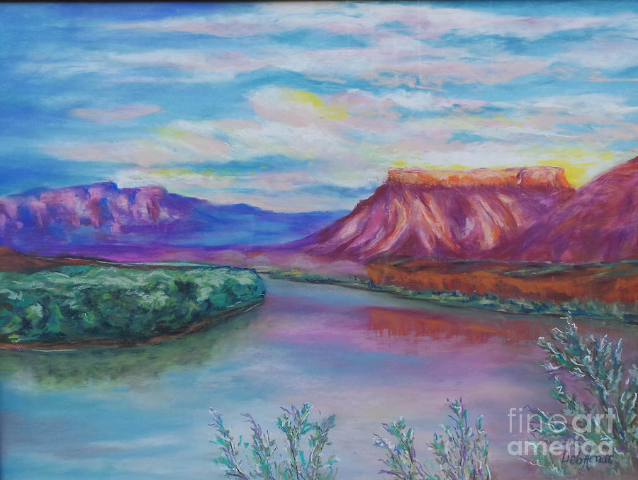 Purple Mountain Majesty Painting by Deb Arndt