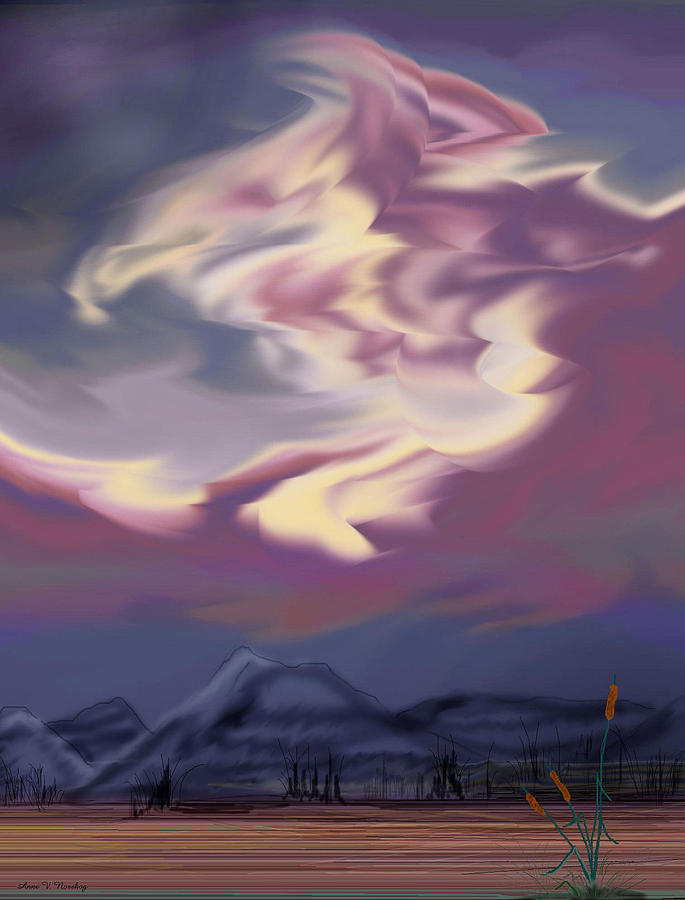 Purple Mountain Majesty Painting