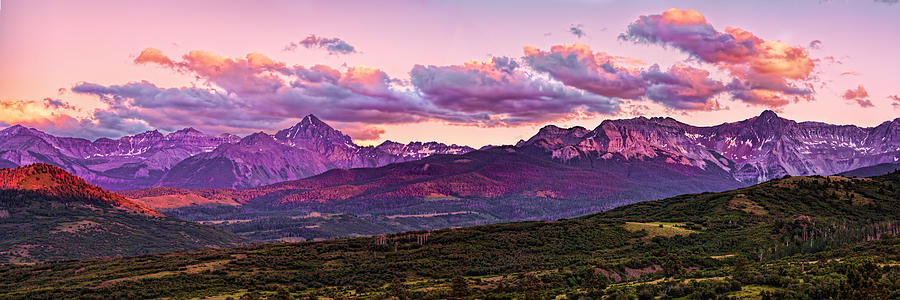 Purple Mountain Sunset Photograph by Rick Wicker