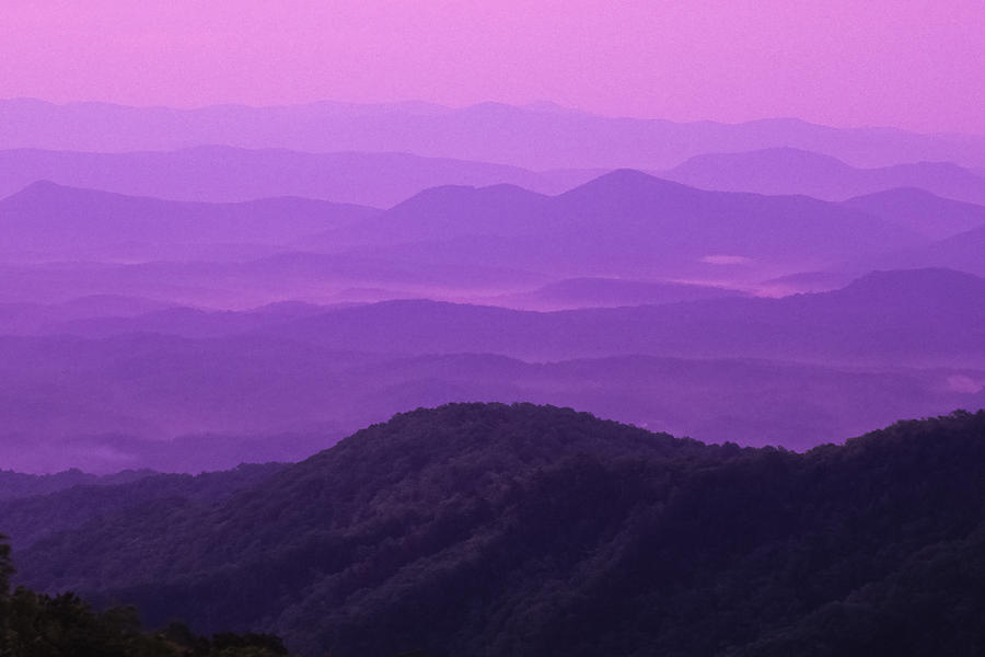 Purple Mountains Photograph by Joye Ardyn Durham