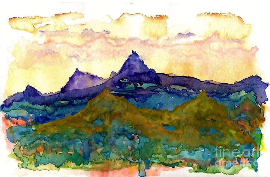 Purple Mountains Majesties Painting