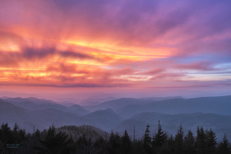 Purple Mountains Majesty Photograph by Jeremy Yoho - Pixels