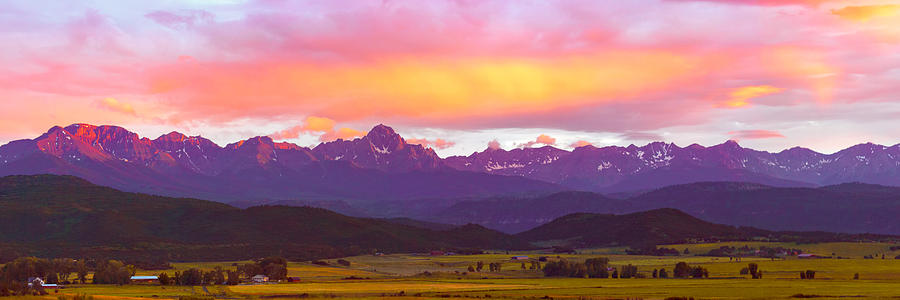 Purple Mountains Panorama Photograph by Rick Wicker