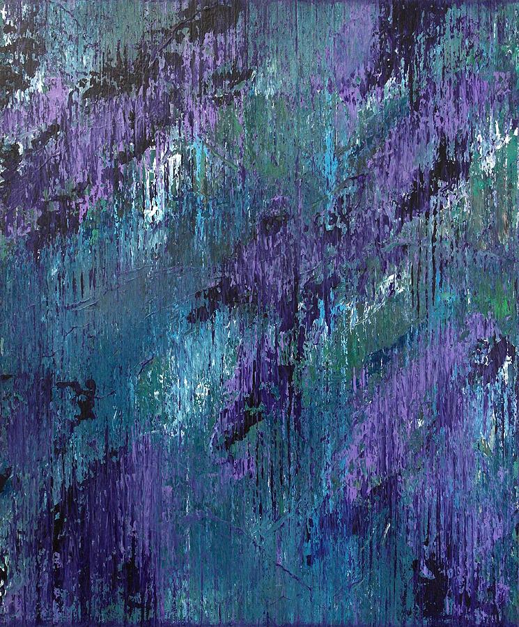 Purple Nights Painting by Wayne Cantrell