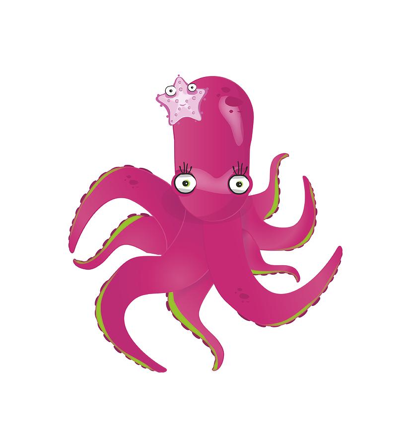 purple mood octopus