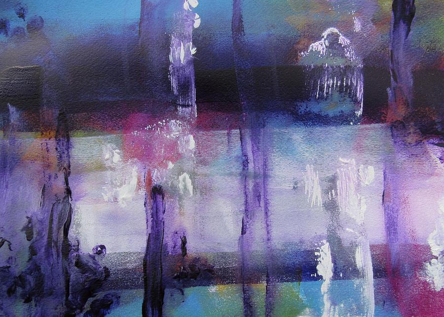 Purple One Painting by Louise Adams