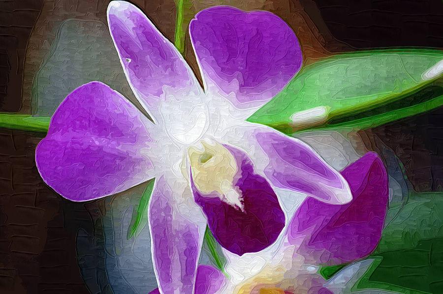 Orchid Photograph - Purple Orchid by Donna Bentley