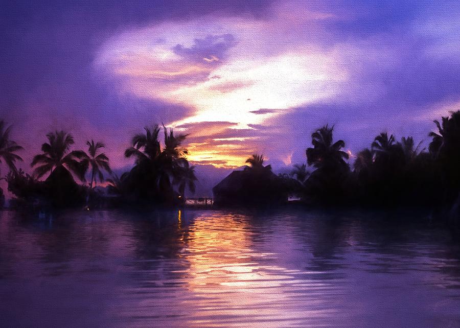Purple Paradise Digital Art by Charmaine Zoe