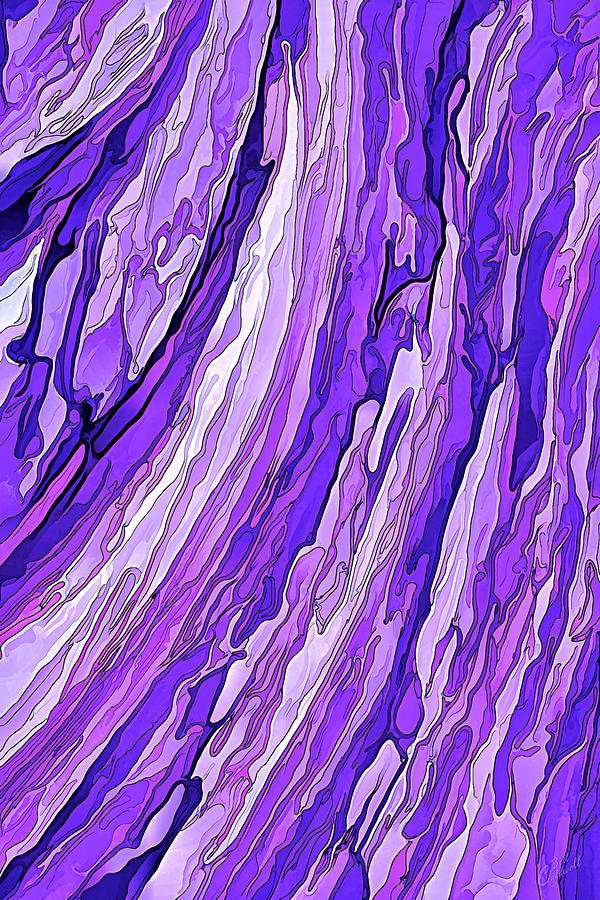 Purple Passion Digital Art by ABeautifulSky Photography by Bill Caldwell