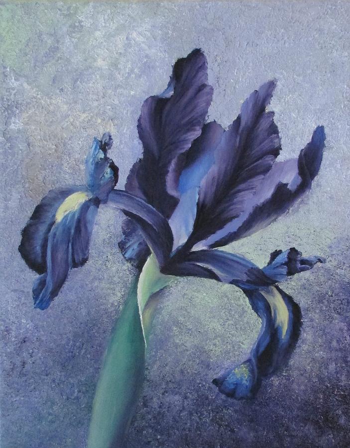 Purple Passion Painting by Rebecca Hauschild