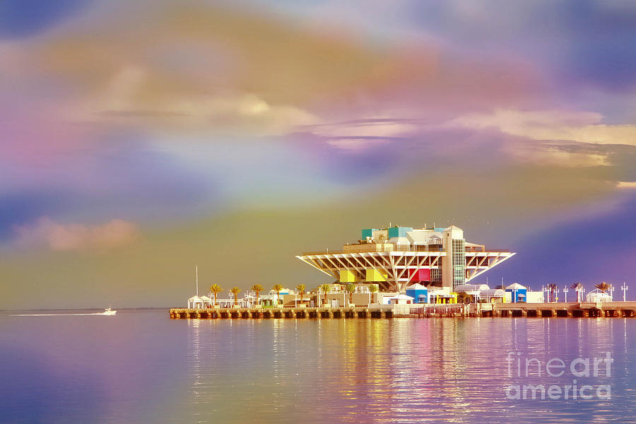 Purple pier Photograph by Judy Rogero