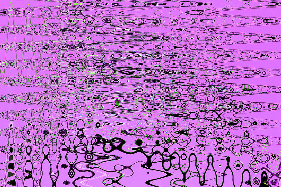 Purple Power Tower And Wire Digital Art by Tom Janca