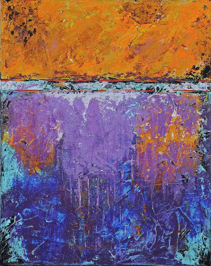 Purple Rain Painting by Jim Benest